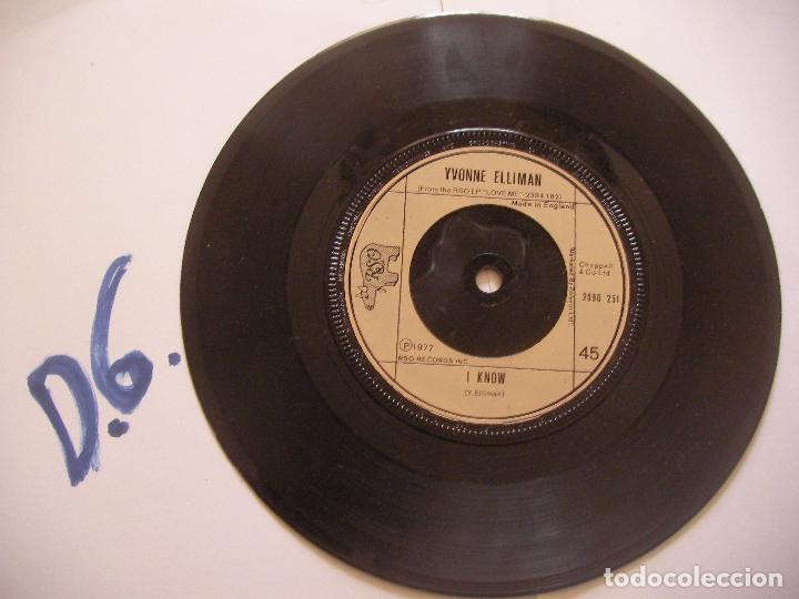 Discos de vinilo: ANTIGUO SINGLE - YVONNE ELLIMAN - Foto 1