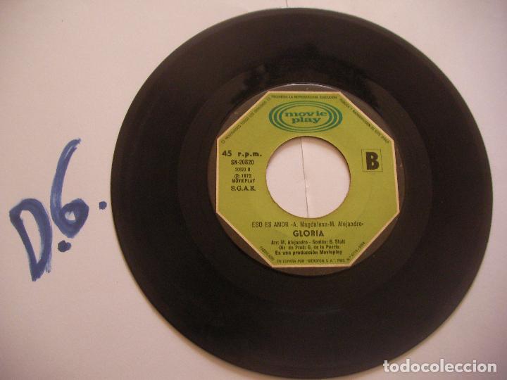 Discos de vinilo: ANTIGUO SINGLE - GLORIA - ENVIO INCLUIDO A ESPA&Ntilde;A - Foto 1