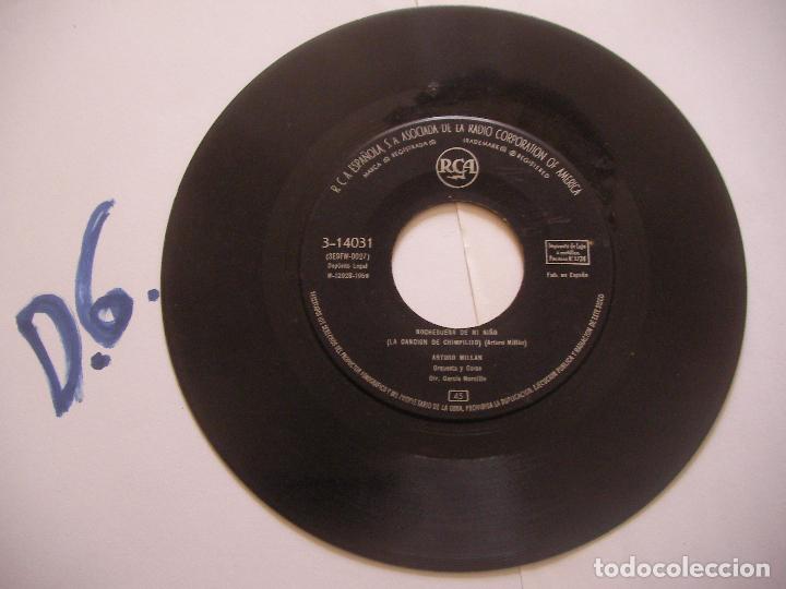 Discos de vinil: ANTIGUO SINGLE - ASRTURO MILLAN - ENVIO INCLUIDO A ESPA&Ntilde;A