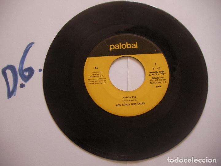 Discos de vinilo: ANTIGUO SINGLE - LOS CINCO MUSICALES - ENVIO INCLUIDO A ESPA&Ntilde;A - Foto 1