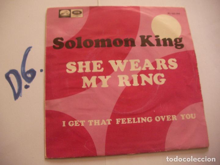 Discos de vinilo: ANTIGUO SINGLE - SOLOMON KING - ENVIO INCLUIDO A ESPA&Ntilde;A - Foto 1