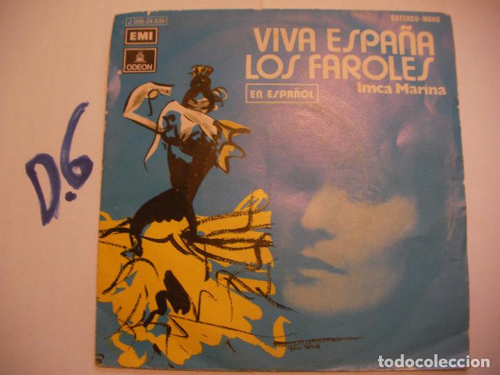 Discos de vinilo: ANTIGUO SINGLE - IMCA MARINA - ENVIO INCLUIDO A ESPA&Ntilde;A - Foto 1