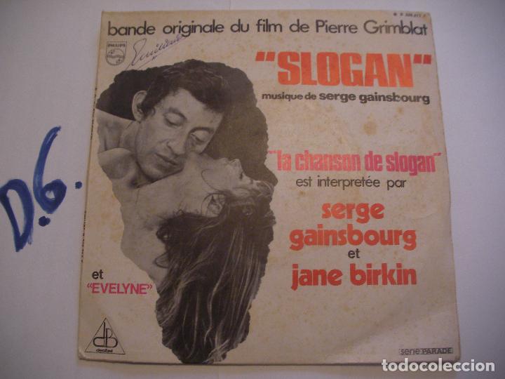 Discos de vinilo: ANTIGUO SINGLE - SERGE GAINSBOURG Y JANE BIRKIN - Foto 1