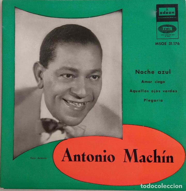 Discos de vinilo: ANTONIO MACH&Iacute;N, NOCHE AZUL. EP ESPA&Ntilde;A - Foto 1