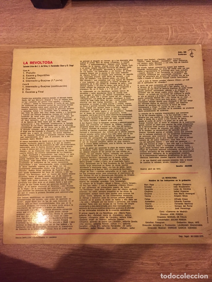Discos de vinilo: La revoltosa - Foto 2