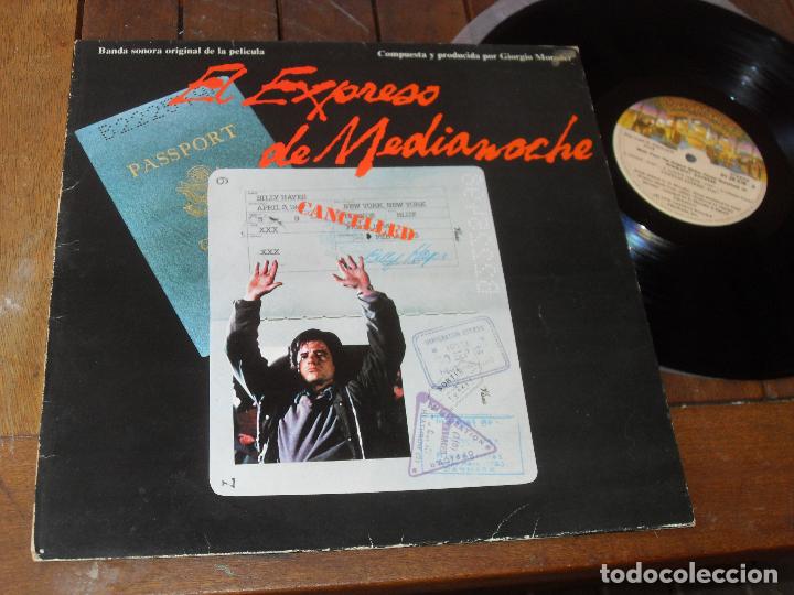 Discos de vinilo: Giorgio Moroder LP EL EXPRESO DE MEDIANOCHE. MADE IN SPAIN. 1978 Midnight Express - Foto 1