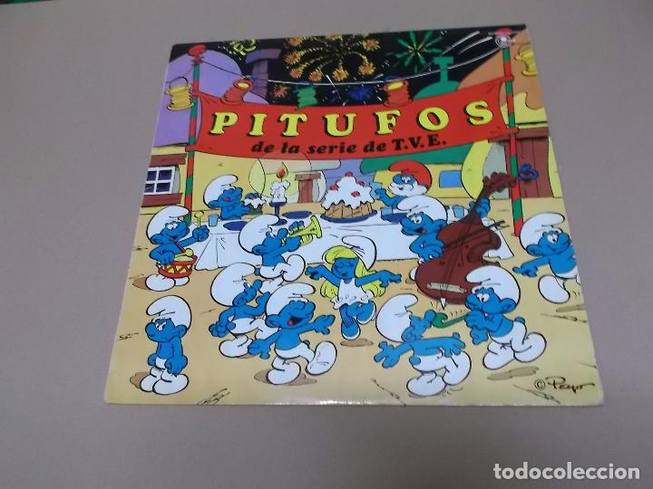 Discos de vinilo: LOS PITUFOS (LP) DE LA SERIE DE T.V.E. A&Ntilde;O 1983 - Foto 1