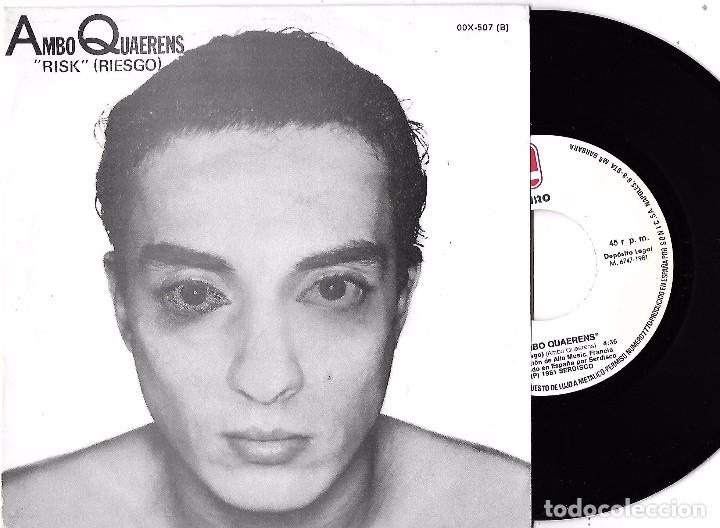 Discos de vinilo: AMBO QUAERENS: RISK (RIESGO) / HOW ABOUT - Foto 1