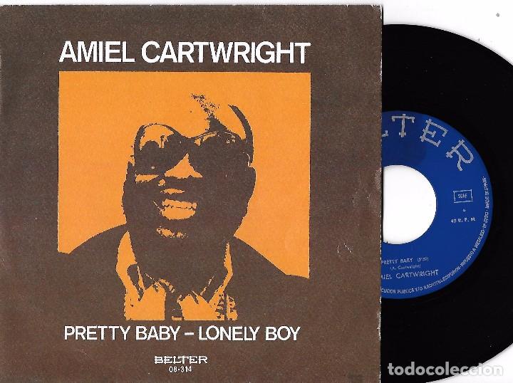 Discos de vinilo: AMIEL CARTWRIGHT: PRETTY BABY / LONELY BOY - Foto 1