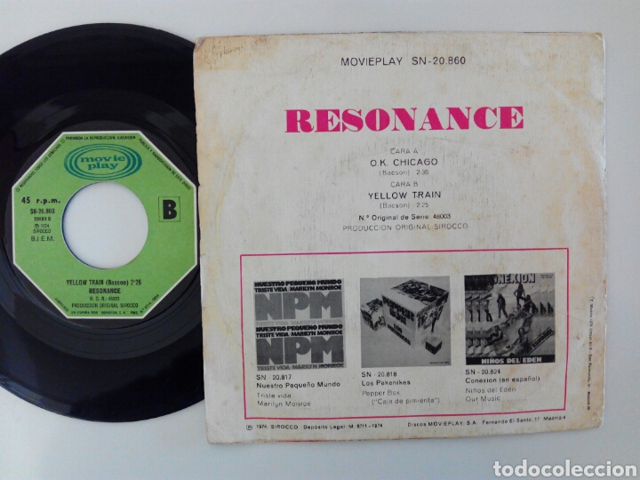 Discos de vinilo: Resonance 1974 Ok Chicago - Foto 2
