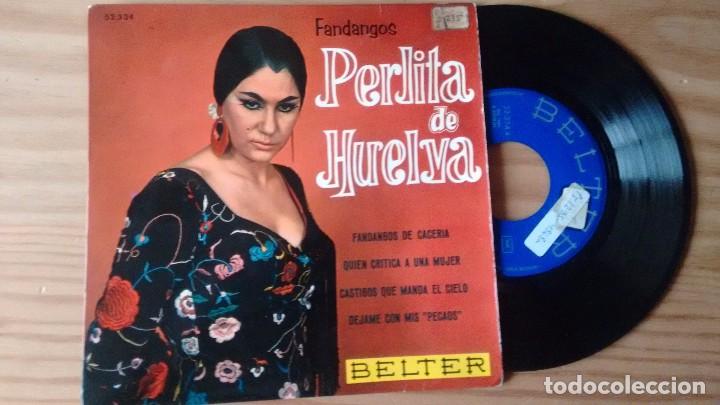 Discos de vinilo: E.P.(VINILO) DE PERLITA DE HUELVA  A&Ntilde;OS 60 - Foto 1