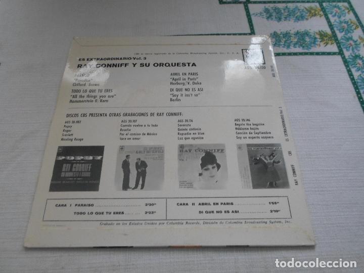 Discos de vinilo: RAY CONNIFF Y SU ORQUESTA ES EXTRAORDINARIO - Foto 2