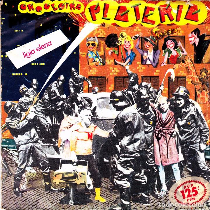 Discos de vinilo: ORQUESTA PLATERIA - LIGIA ELENA + PIDE MAS SINGLE 1982 - Foto 1