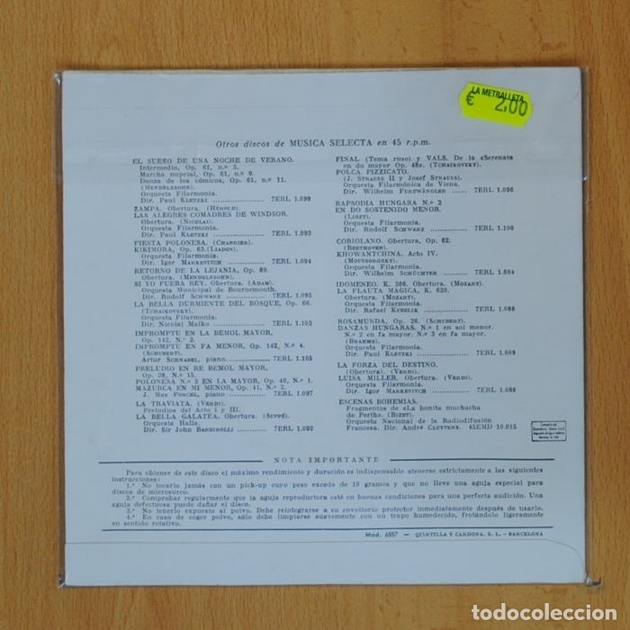 Discos de vinilo: SIR ADRIAN BOULT - MARCHA N 3 / N 5 - SINGLE - Foto 2