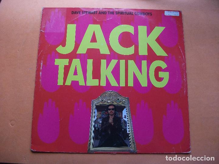 Discos de vinilo: DAVE STEWART  JACK TALKING   MAXI UK 1990  PDELUXE - Foto 1