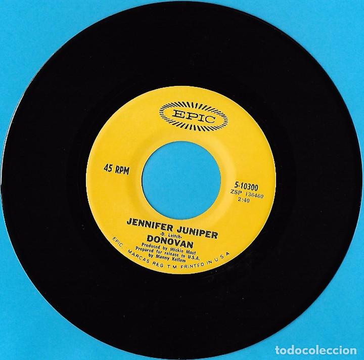 Discos de vinilo: DONOVAN: JENNIFER JUNIPER / POOR COW - Foto 1