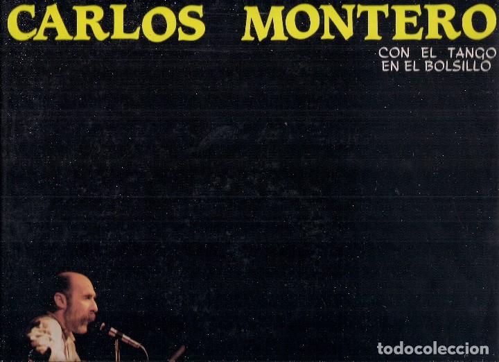 Discos de vinilo: CARLOS MONTERO : Con el tango en el bolsillo  (Lp. SAGA, 1989) - Foto 1