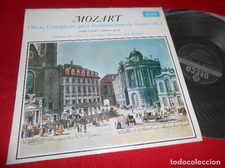 Disques de vinyle: SOLISTA DE VIENTO DE LONDRES DIR. BRYMER MOZART SERENATA EN SI BEMOL K.361 LP 1970 DECCA SPAIN