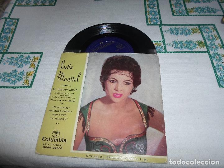 Discos de vinilo: SARITA MONTIEL EL ULTIMO CUPLE - Foto 1