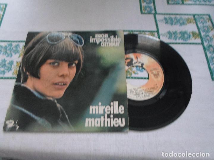 Discos de vinilo: MIREILLE MATHIEU MON IMPOSSIBLE AMOUR - Foto 1
