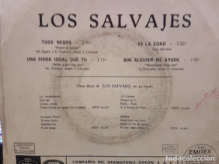 Discos de vinilo: LOS SALVAJES - Foto 2