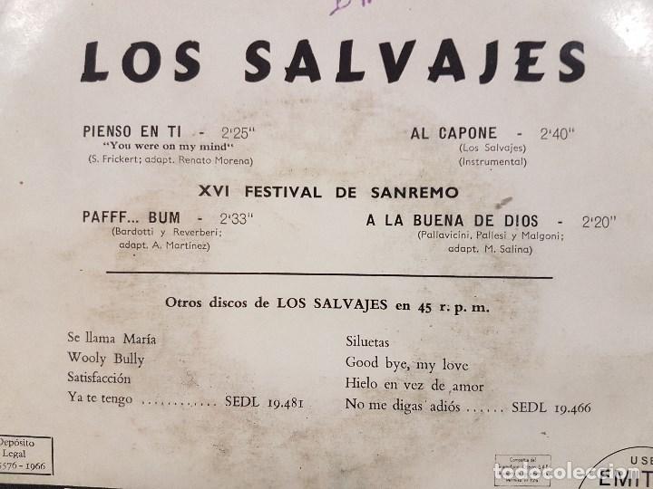Discos de vinilo: LOS SALVAJES - Foto 2