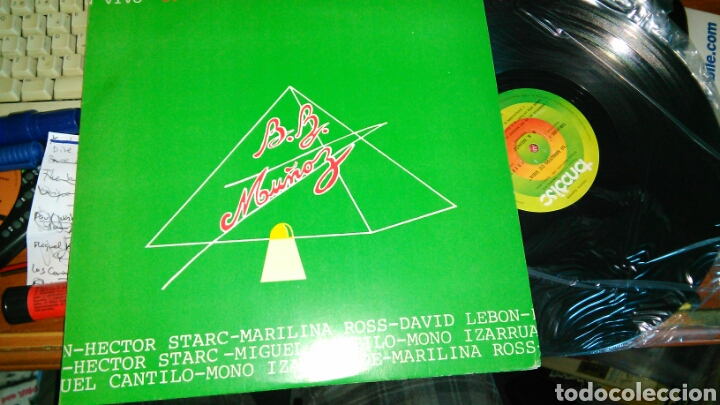 Vinyl records: B.b. mu&ntilde;oz doble lp 59 minutos de vida.argentina 1983.a estrenar