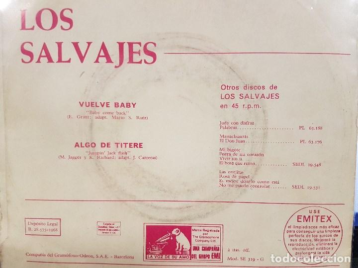 Discos de vinilo: LOS SALVAJES - Foto 2