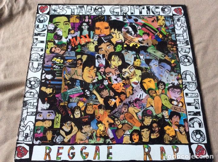 Discos de vinilo: Estado cr&iacute;tico. Reggae rap. Maxisingle polygram 1991. - Foto 1