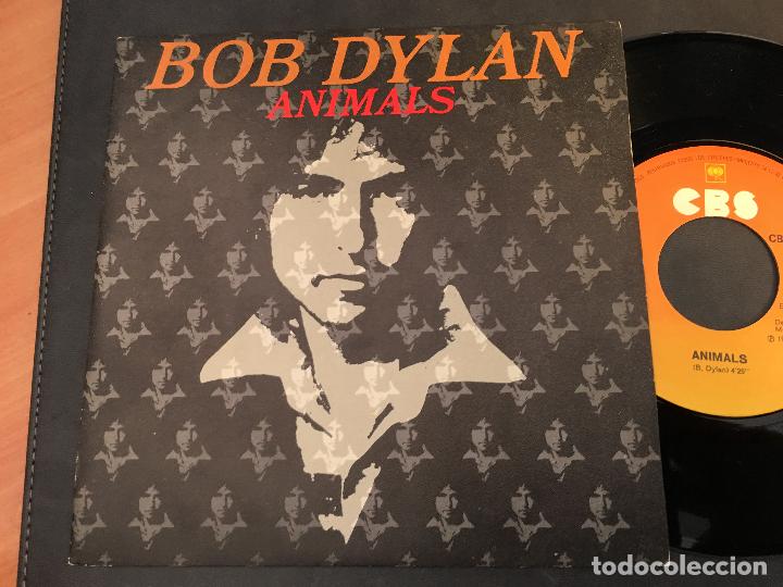 Discos de vinilo: BOB DYLAN (ANIMALS) SINGLE ESPA&Ntilde;A 1979 (EPI6) - Foto 1