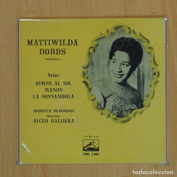 Discos de vinilo: MATTIWILDA DOBBS - HIMNO AL SOL + 3 - EP - Foto 1