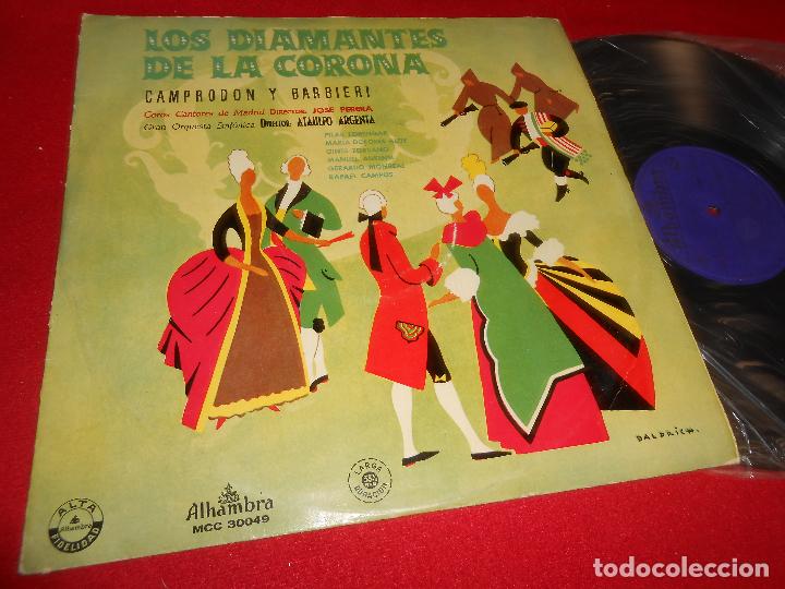 Discos de vinilo: COROS CANTORES MADRID DIR.PERERA ORQ. SINFONICA DIR.ARGENTA LOS DIAMANTES DE LA CORONA LP 1958 SPAIN