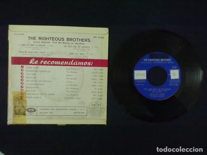 Discos de vinilo: THE RIGHTEOUS BROTHERS A MAN WITHOUT A DREAM - Foto 2