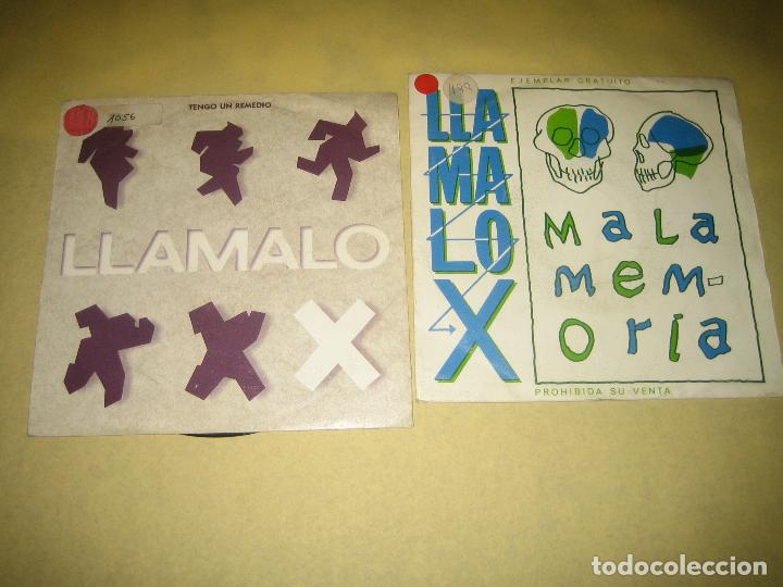 Discos de vinilo: LLAMALO X - LOTE DE DOS SINGLES - Foto 1