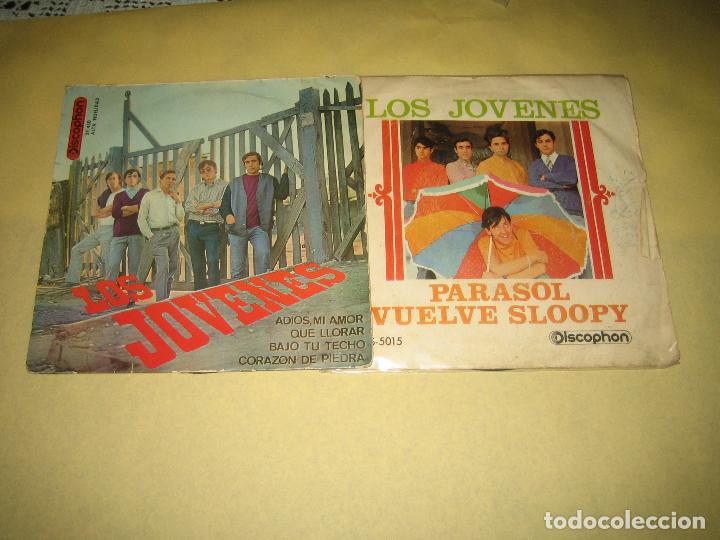 Discos de vinilo: LOS JOVENES - LOTE DE DOS SINGLES - Foto 1