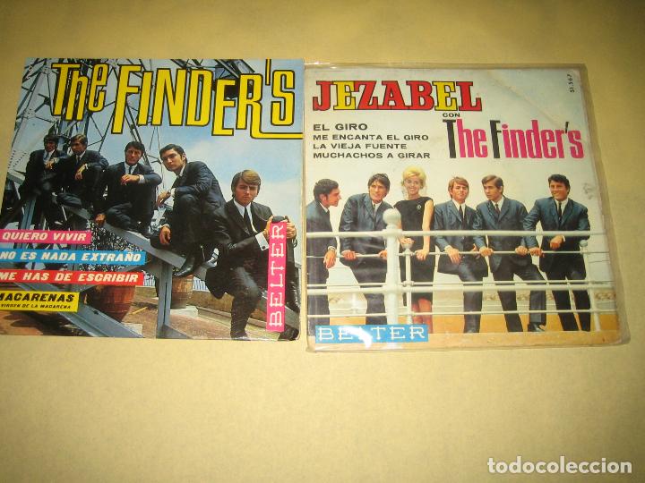 Discos de vinilo: THE FINDER&acute;S - LOTE DE DOS SINGLES - Foto 1