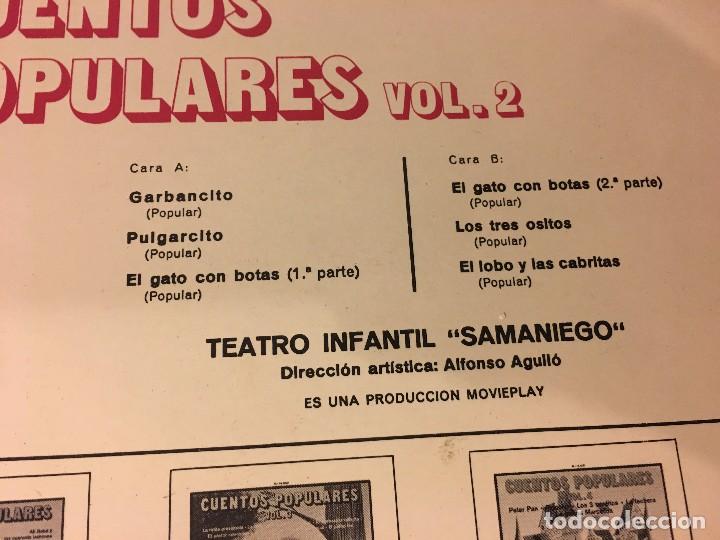Discos de vinilo: DISCO LP CUENTOS POPULARES - Foto 3