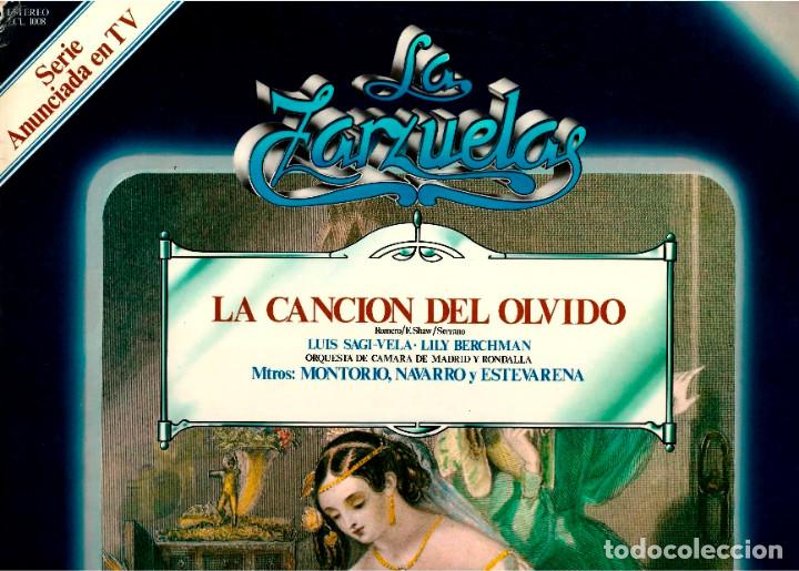 Disques de vinyle: ZARZUELA &middot;&middot;&middot; La Cancion del Olvido - (LP 33 rpm)