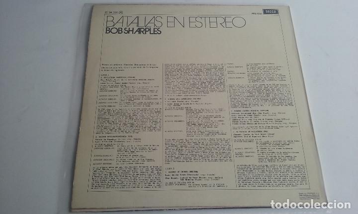 Discos de vinilo: VINILO/LP-BATALLAS EN ESTEREO/BOB SHARPLES. - Foto 4