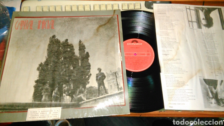 Vinyl records: Capital inicial lp pop-rock de brasil.1986