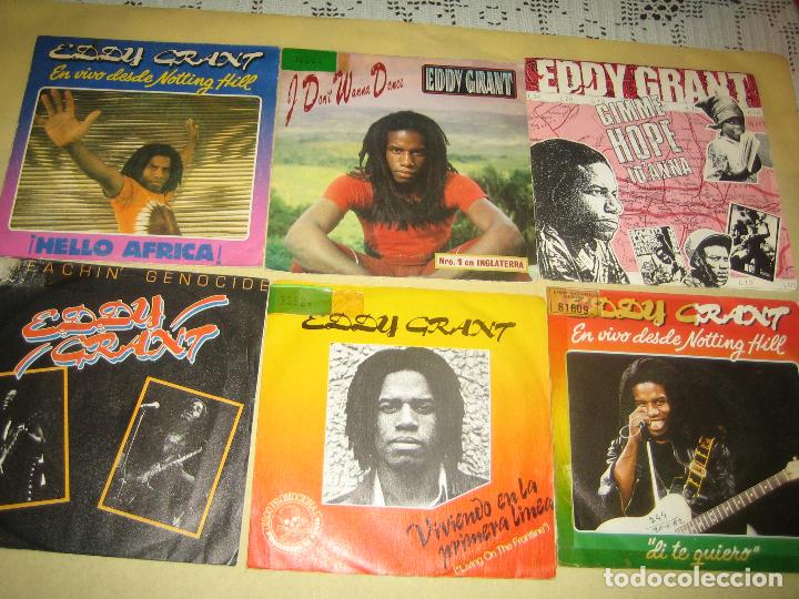 Discos de vinilo: EDDY GRANT - LOTE DE 11 SINGLES - Foto 2