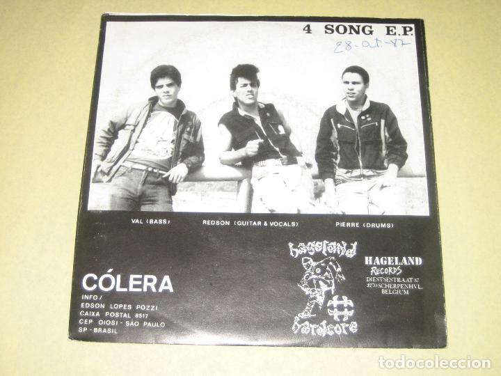 Discos de vinilo: COLERA - BRASIL - 1987 - Foto 2