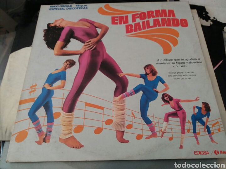 Discos de vinilo: EN FORMA BAILANDO, MAXISINGLE 1982. EDIGSA. - Foto 1