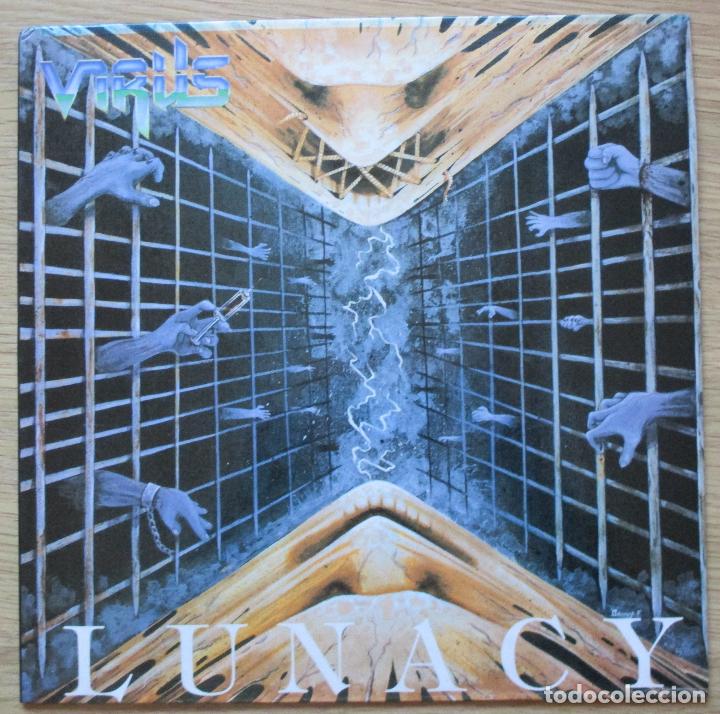 Discos de vinilo: VIRUS - LUNACY - LP - 1989 - Foto 1