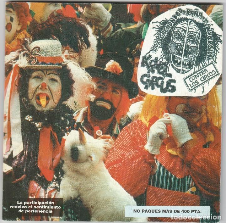 Discos de vinilo: KRUEL CIRCUS - CONTRA LOS CIRCOS (EP AUTOEDITADO 1994 CON LIBRETO) - Foto 1