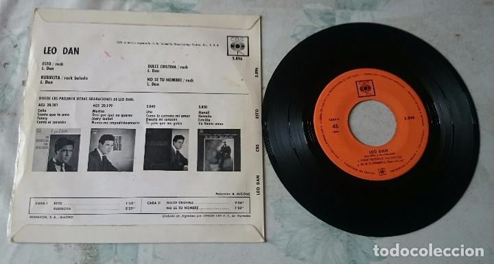 Discos de vinilo: Leo Dan: Esto + 3 (CBS 1964) - Foto 2
