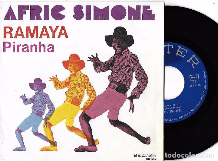 Discos de vinilo: AFRIC SIMONE: RAMAYA / PIRANHA - Foto 1