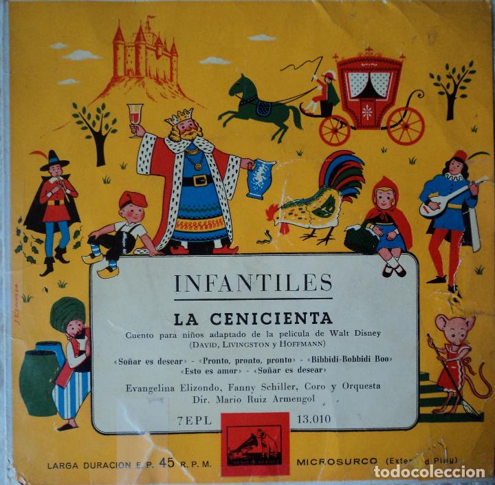 Discos de vinilo: La Cenicienta - Edici&oacute;n de Espa&ntilde;a - Foto 1