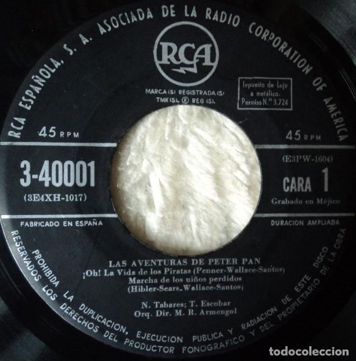 Discos de vinilo: Las aventuras de Peter Pan - BSO - Edici&oacute;n de Espa&ntilde;a - Foto 3