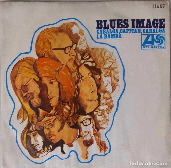 Discos de vinilo: BLUES IMAGE. CABALGA, CAPITAN, CABALGA. SINGLE ESPA&Ntilde;A - Foto 1